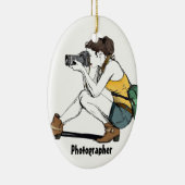 Mein Hobby ist Fotografie Keramikornament (Rechts)