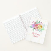 Mein HochzeitsNotebook-FrühjahrsBouquet Notizblock (Innenseite)
