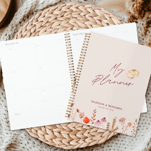 Mein Hochzeitsplaner Boho Wildblumen-Hochzeitsplan Planer