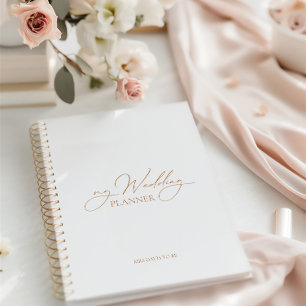 "Mein Hochzeitsplaner" Moderne elegante Hochzeitsp Planer