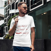 Mein Hoffen ist in Gottes Plan verankert T-Shirt