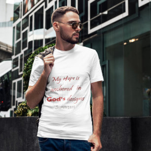 Mein Hoffen ist in Gottes Plan verankert T-Shirt