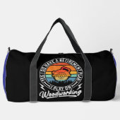 Mein Holzarbeits-Rentenplan Duffle Bag (Vorderseite)