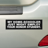 Mein Homeschooler, Ihr Autoaufkleber (Auf Auto)
