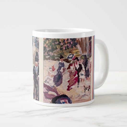 mein Horsey renostyle Throw Pillow Jumbo-Tasse (Vorderseite Rechts)