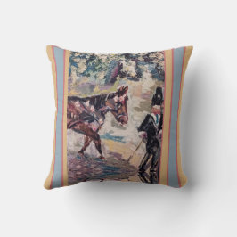 mein Horsey renostyle Throw Pillow Kissen