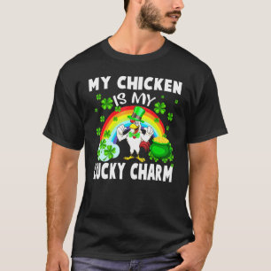 Mein Huhn ist mein Glücksbringer Frohen St. Patric T-Shirt