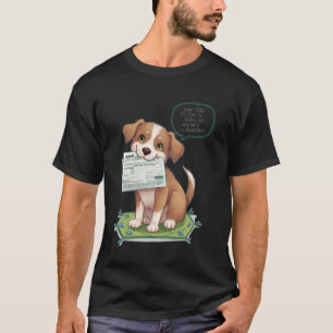 Mein Hund als Unterhaltungsberechtigter Lustiger I T-Shirt