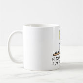 Mein Hund arbeitet hart Kaffeetasse (Links)