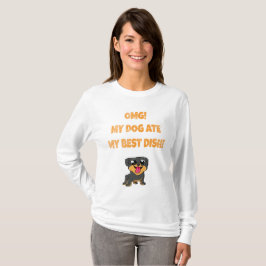 Mein Hund aß mein bestes Schlagwort. T-Shirt