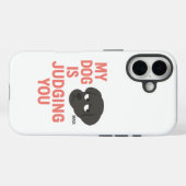 Mein Hund beurteilt dich. Case-Mate iPhone Hülle (Rückseite (Horizontal))