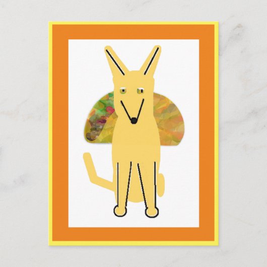 Mein Hund Buddy und Taco, Postkarte (Vorderseite)