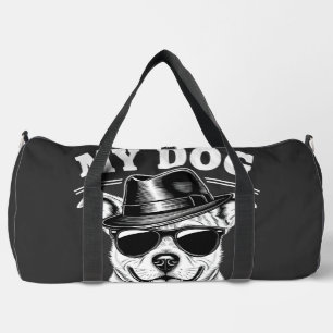 Mein Hund denkt, ich bin cool Duffle Bag
