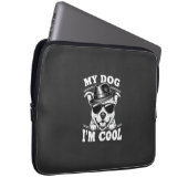 Mein Hund denkt, ich bin cool Laptopschutzhülle (Vorne Rechts)