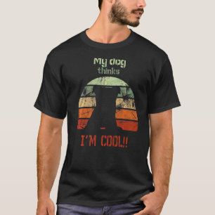 Mein Hund denkt, ich bin cool  Welpe Sibirischer H T-Shirt