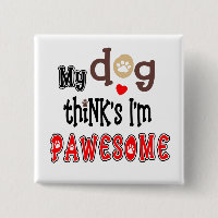 Mein Hund denkt, ich sei ein pawesome Spaß Typogra
