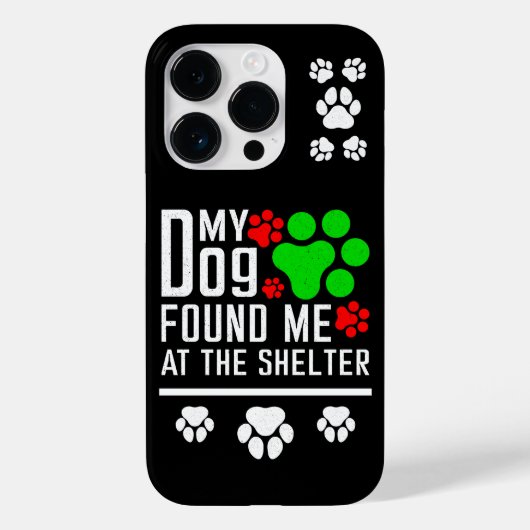 Mein Hund fand mich am Hund, der gerne lustig war Case-Mate iPhone Hülle (Rückseite)
