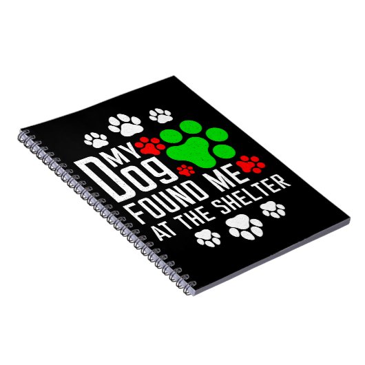 Mein Hund fand mich am Hund, der gerne lustig war Notizblock (Rechte Seite)