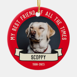 Mein Hund Foto Keramik Ornament