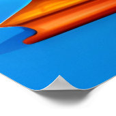 MEIN HUND, GUTER KAFFEE, BÜCHER. bearbeitbar Poster (Ecke)