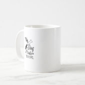 Mein Hund hält mich für Cool Kaffeetasse (Vorderseite Links)