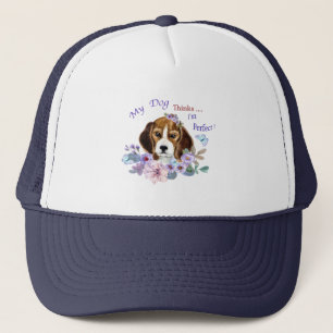 Mein Hund hält mich für eine perfekte Hundelikatio Truckerkappe