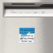 Mein Hund hält mich für großartig! Magnet (In Situ (Geschirrspüler))