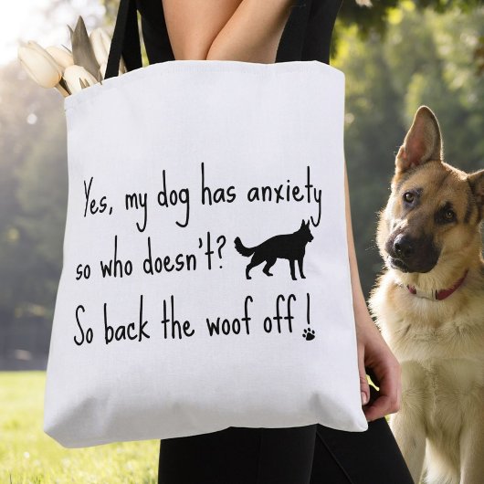 Mein Hund hat Angst vor dem Schwein Tasche