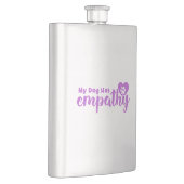 Mein Hund hat Empathie Flachmann (Rechts)