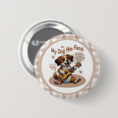 Mein Hund hat Fleas Ukulele Tuning Song Button (Vorne & Hinten)
