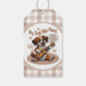 Mein Hund hat Fleas Ukulele Tuning Song Geschenkanhänger (Rückseite)