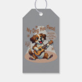 Mein Hund hat Fleas Ukulele Tuning Song Geschenkanhänger (Rückseite)