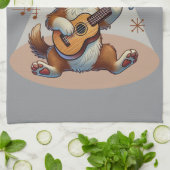 Mein Hund hat Fleas Ukulele Tuning Song Geschirrtuch (Gefaltet)