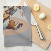 Mein Hund hat Fleas Ukulele Tuning Song Geschirrtuch (Viertel Falte)