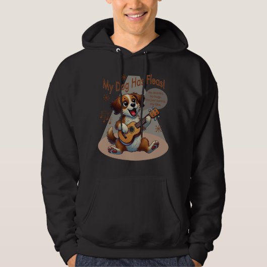 Mein Hund hat Fleas Ukulele Tuning Song Hoodie (Vorderseite)