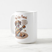 Mein Hund hat Fleas Ukulele Tuning Song Kaffeetasse (Vorderseite Links)