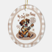 Mein Hund hat Fleas Ukulele Tuning Song Keramik Ornament (Links)