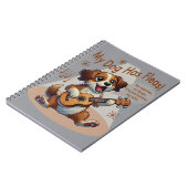 Mein Hund hat Fleas Ukulele Tuning Song Notizblock (Linke Seite)