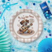 Mein Hund hat Fleas Ukulele Tuning Song Pappteller (Party)