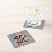 Mein Hund hat Fleas Ukulele Tuning Song Rechteckiger Pappuntersetzer (Vor Ort)