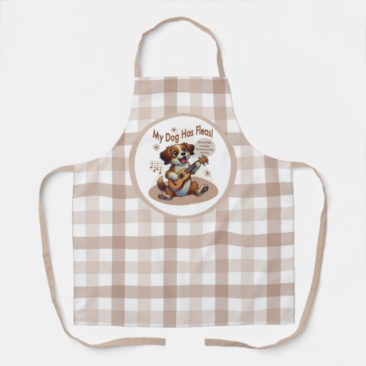 Mein Hund hat Fleas Ukulele Tuning Song Schürze (Vorderseite)