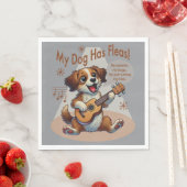 Mein Hund hat Fleas Ukulele Tuning Song Serviette (Beispiel)