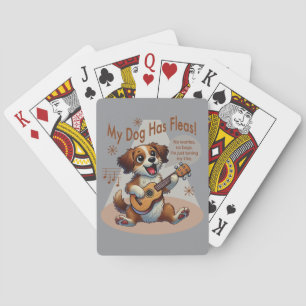 Mein Hund hat Fleas Ukulele Tuning Song Spielkarten
