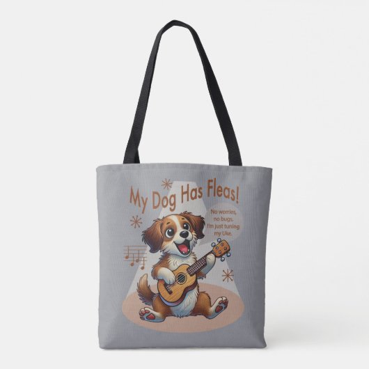 Mein Hund hat Fleas Ukulele Tuning Song Tasche (Rückseite)