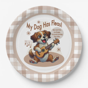 Mein Hund hat Flöhe Ukulele-Stimmlied Pappteller