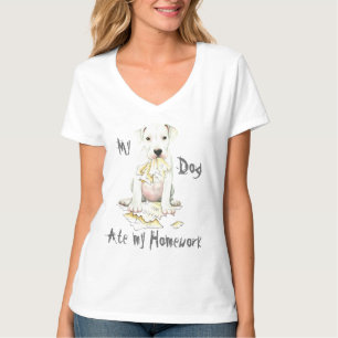 Mein Hund hat meine Hausaufgaben aufgegessen T-Shirt