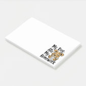 Mein Hund hat meine Hausaufgaben gegessen Post-it Klebezettel (angewinkelt)