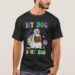 Mein Hund ist Boo Funny Dog Besitzer Boo Ghost Lov T-Shirt