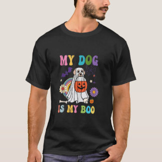 Mein Hund ist Boo Funny Dog Besitzer Boo Ghost Lov T-Shirt