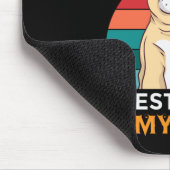 Mein Hund ist der beste Teil meiner Welt-Maus-Pad Mousepad (Ecke)